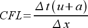 CFL condition
